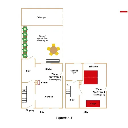 Toepferhof 2 Σπίτι διακοπών Tangermünde